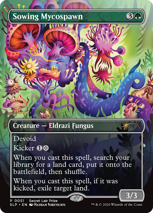 Sowing Mycospawn [Secret Lair Showdown] [Foil]