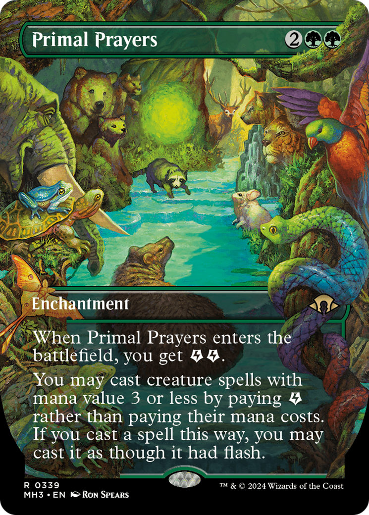 Primal Prayers (Borderless) [Modern Horizons 3] [Foil]