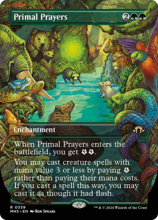 Primal Prayers (Borderless) [Modern Horizons 3] [Foil]