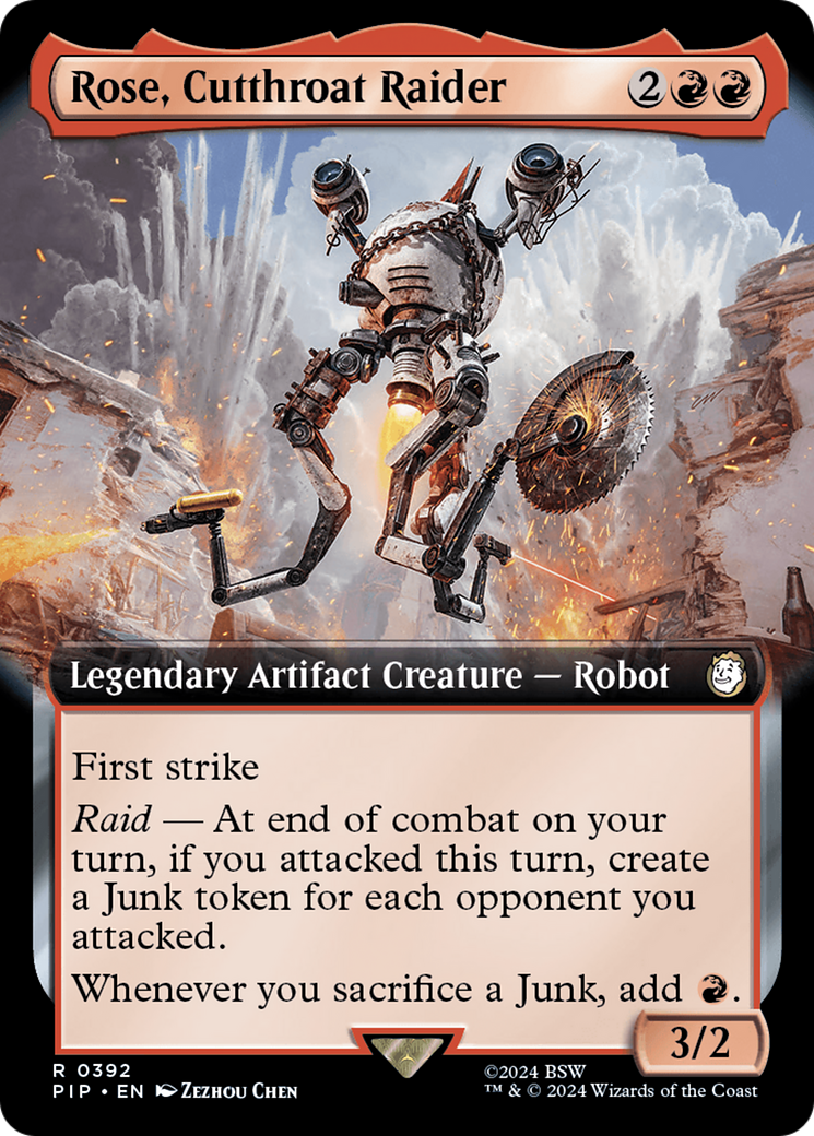 Rose, Cutthroat Raider (Extended Art) [Fallout] [Foil]