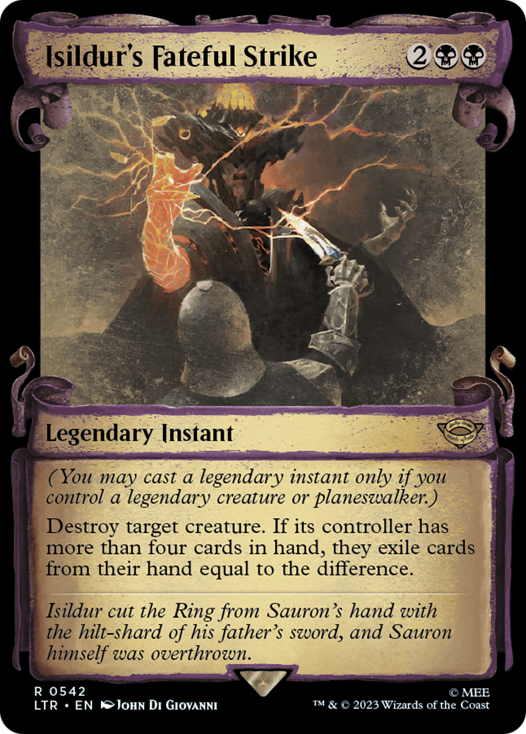 Isildur's Fateful Strike [The Lord of the Rings: Tales of Middle-Earth Showcase Scrolls] [Foil]