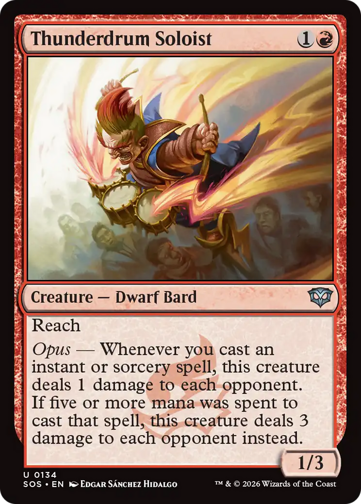 Thunderdrum Soloist [Secrets of Strixhaven] [Foil]