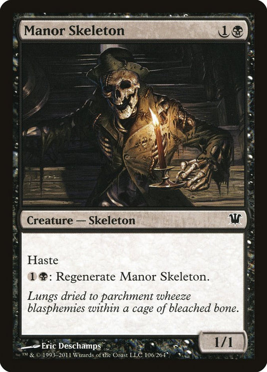 Manor Skeleton [Innistrad] [Foil]