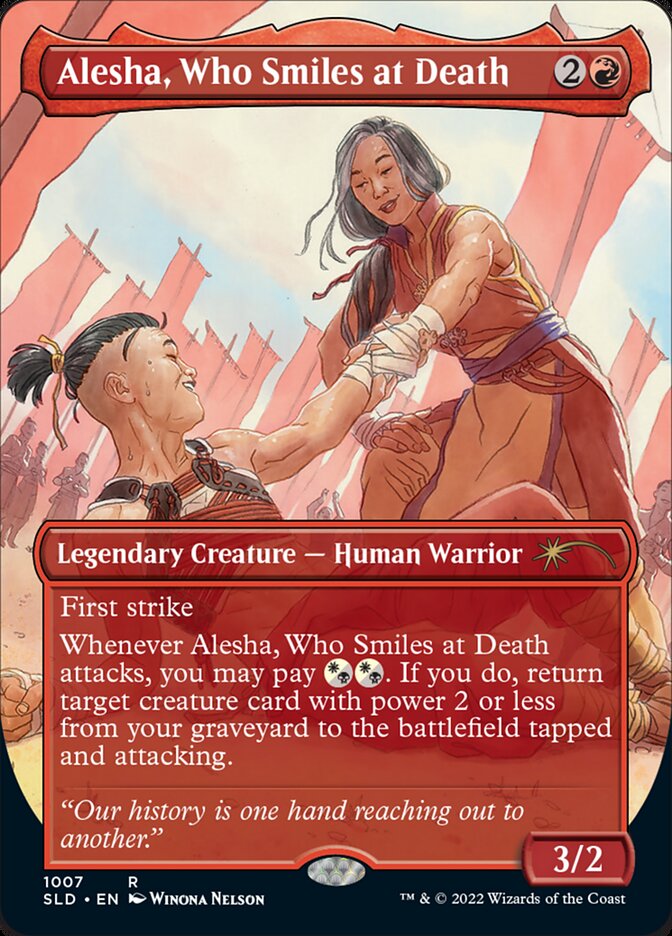 Alesha, Who Smiles at Death [Secret Lair Drop Series] [Foil]