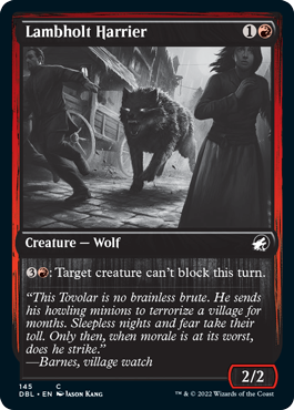 Lambholt Harrier [Innistrad: Double Feature] [Foil]