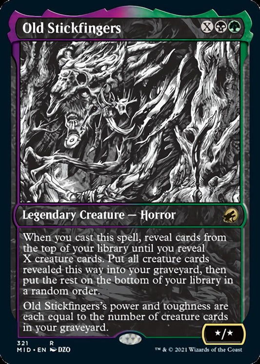 Old Stickfingers (Showcase Eternal Night) [Innistrad: Midnight Hunt] [Foil]