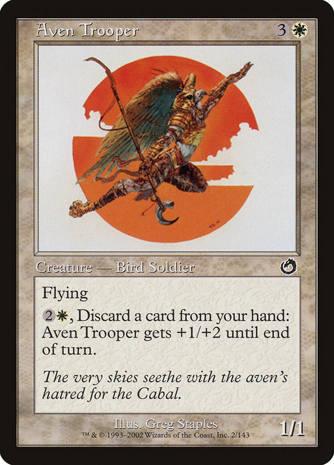 Aven Trooper [Torment] [Foil]