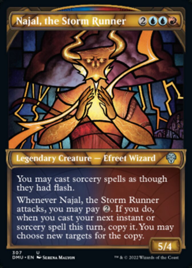 Najal, the Storm Runner (Showcase) [Dominaria United] [Foil]