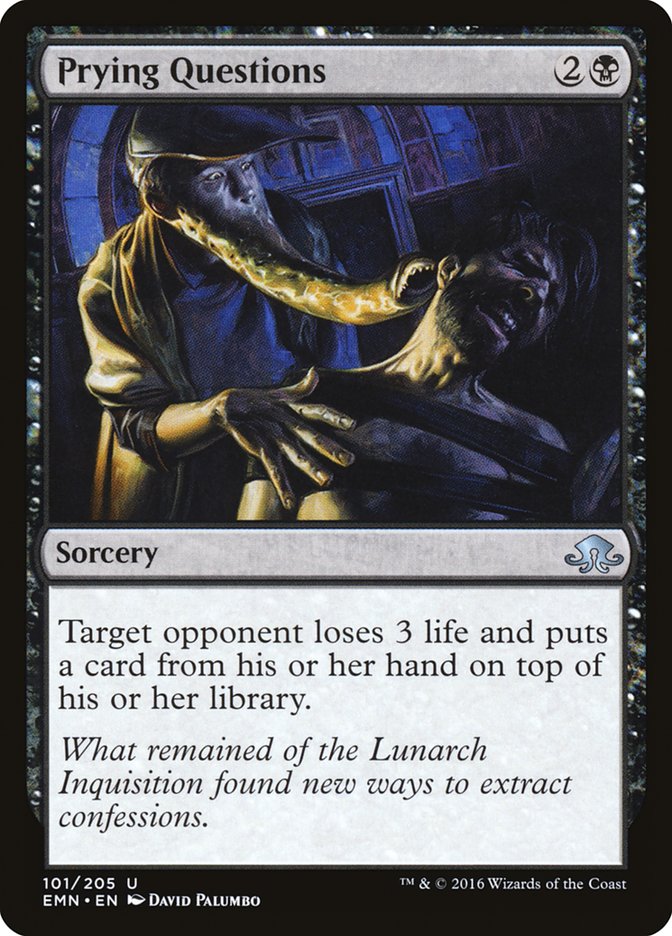Prying Questions [Eldritch Moon] [Foil]