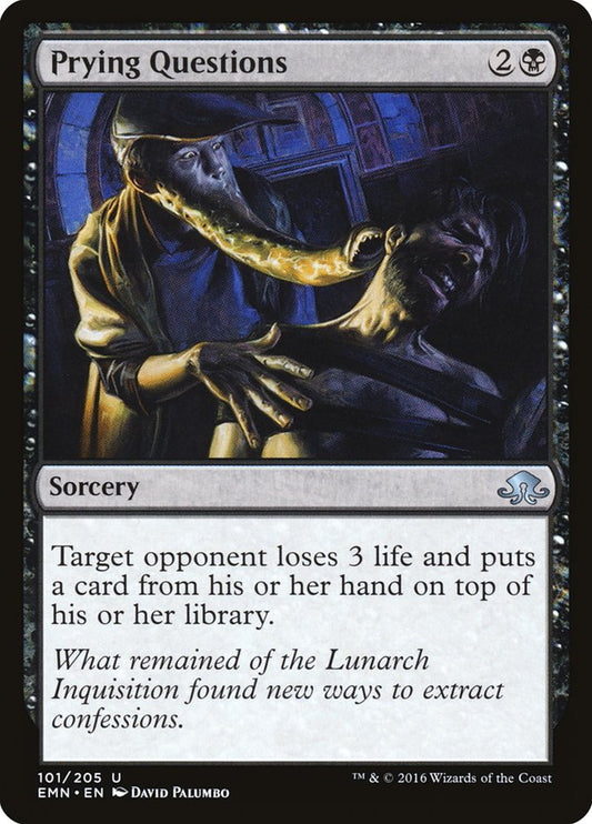 Prying Questions [Eldritch Moon] [Foil]