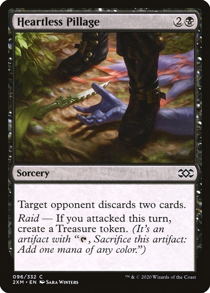 Heartless Pillage [Double Masters] [Foil]