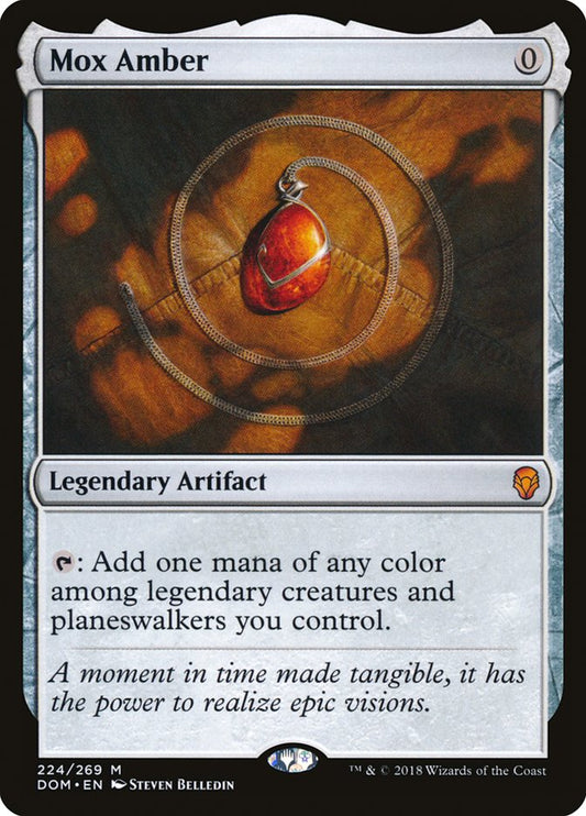 Mox Amber [Dominaria] [Foil]