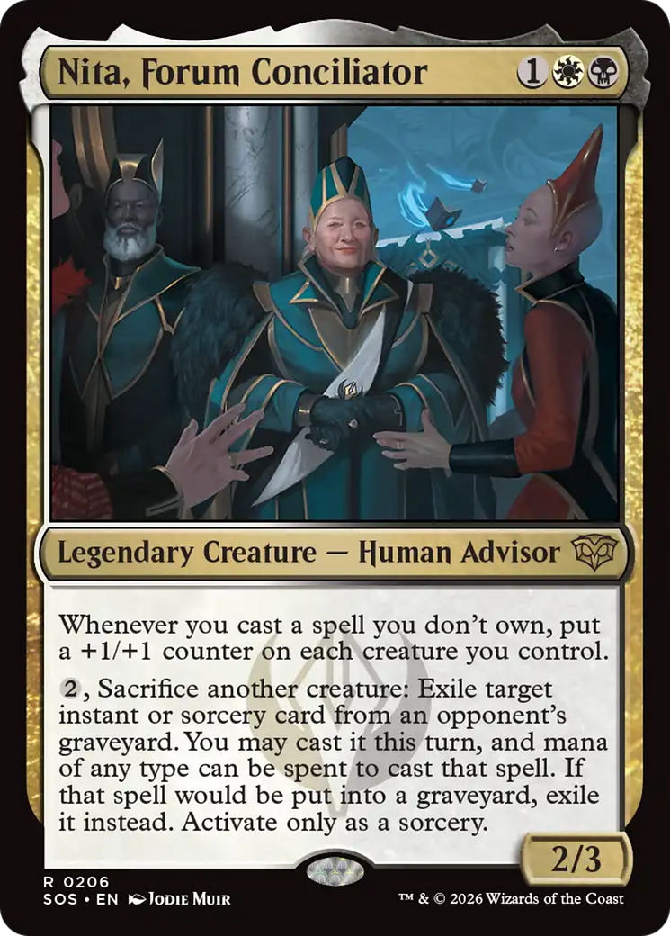 Nita, Forum Conciliator [Secrets of Strixhaven] [Foil]