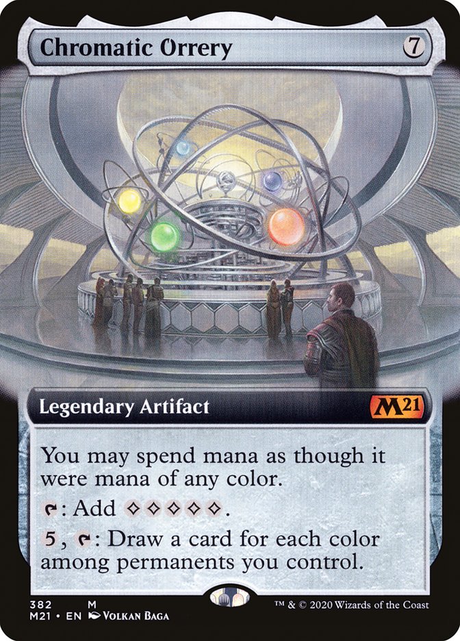 Chromatic Orrery (Extended Art) [Core Set 2021] [Foil]
