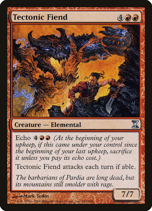 Tectonic Fiend [Time Spiral] [Foil]