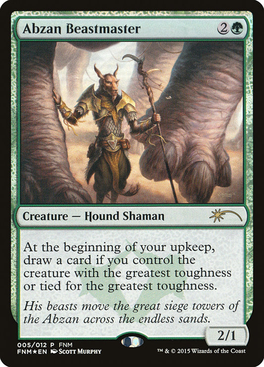 Abzan Beastmaster [Friday Night Core Set 2015]