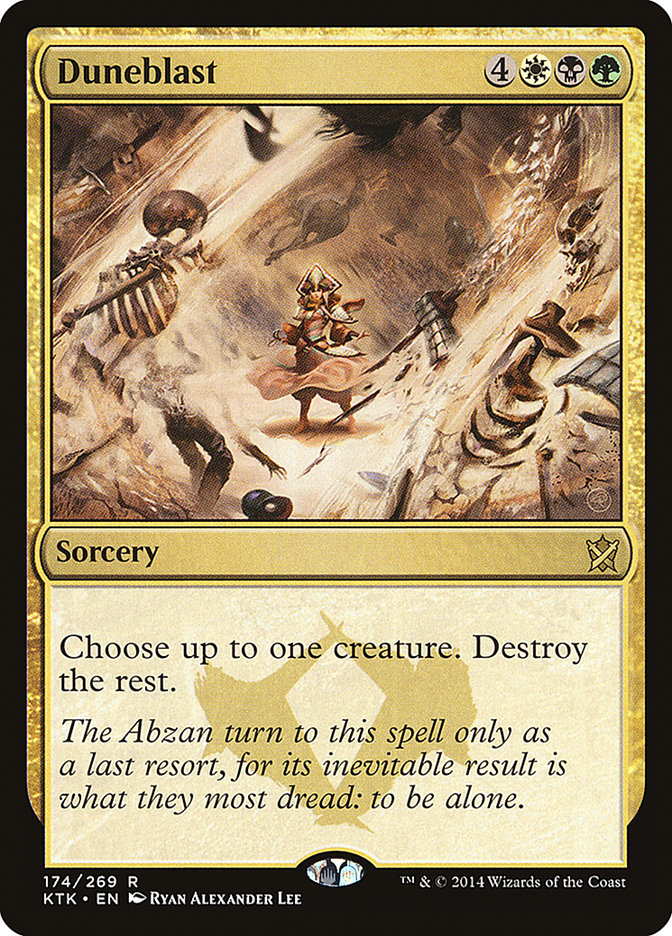 Duneblast [Khans of Tarkir] [Foil]