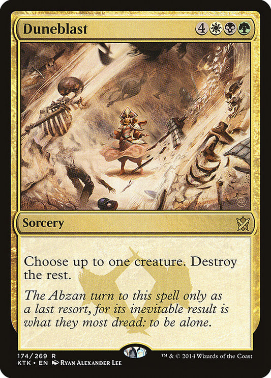 Duneblast [Khans of Tarkir] [Foil]