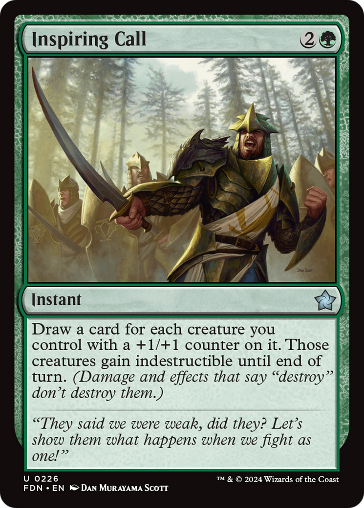 Inspiring Call [Foundations] [Foil]