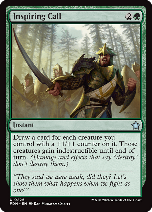 Inspiring Call [Foundations] [Foil]