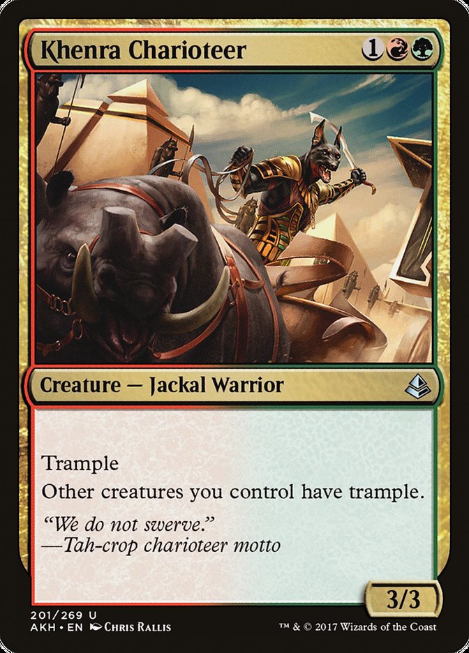 Khenra Charioteer [Amonkhet] [Foil]