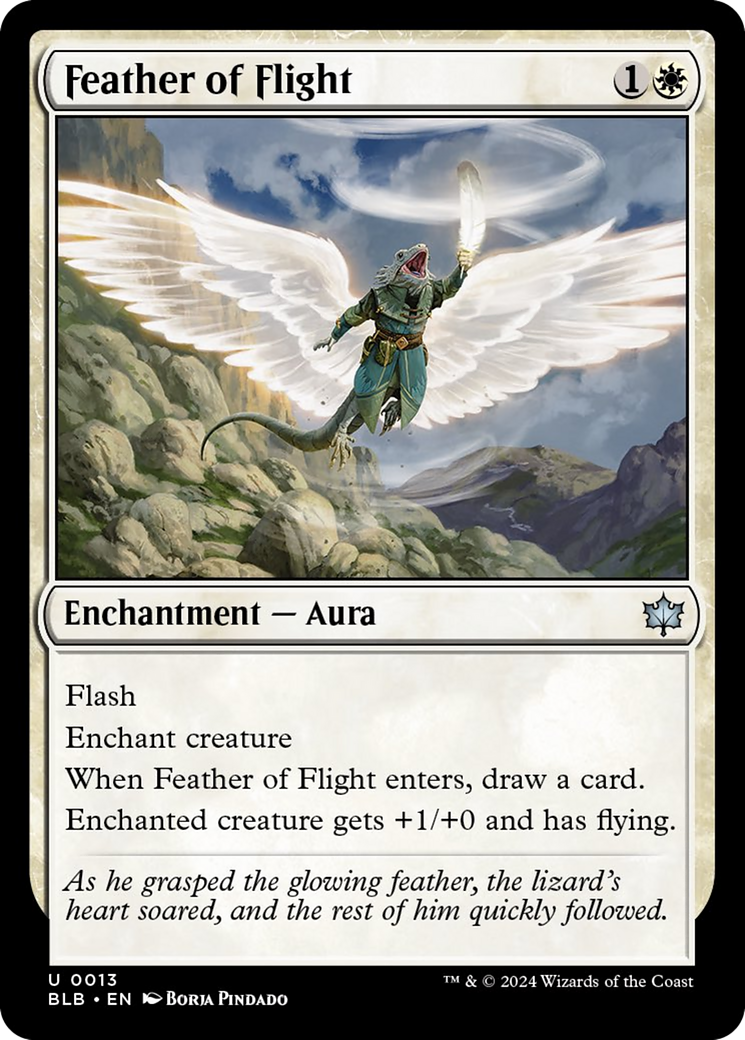 Feather of Flight [Bloomburrow] [Foil]