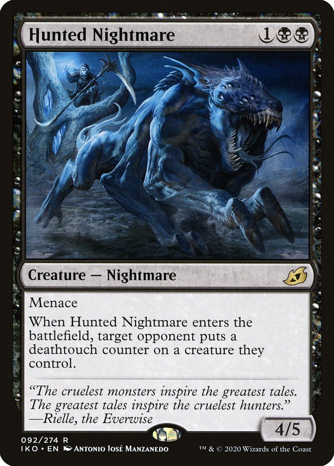 Hunted Nightmare [Ikoria: Lair of Behemoths] [Foil]
