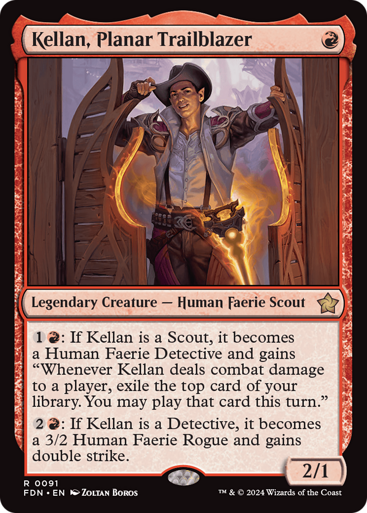 Kellan, Planar Trailblazer [Foundations] [Foil]