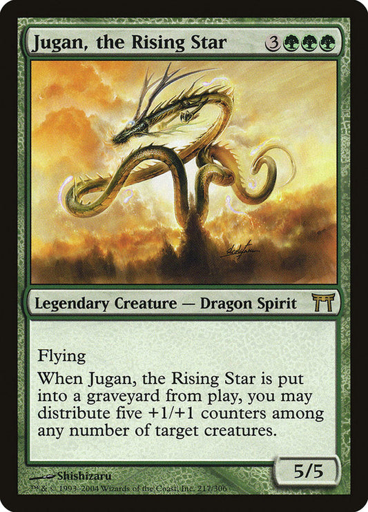 Jugan, the Rising Star [Champions of Kamigawa] [Foil]