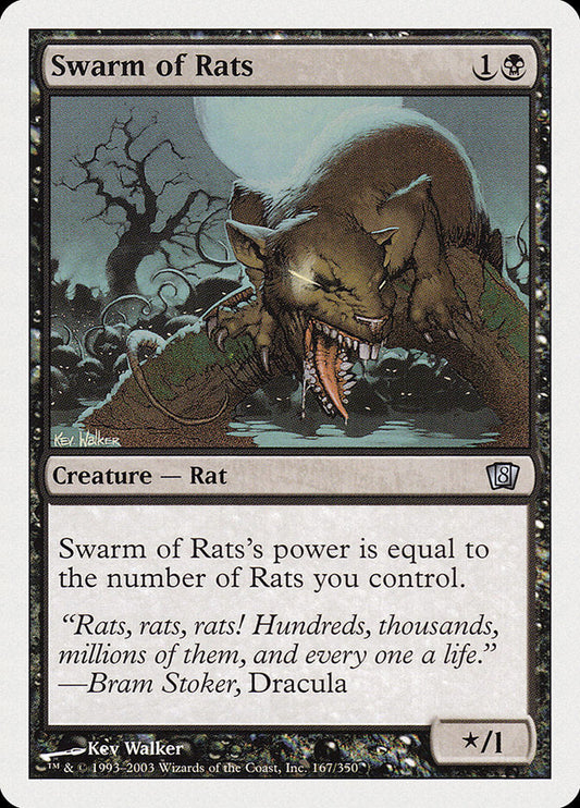 Swarm of Rats [Eighth Edition] [Foil]