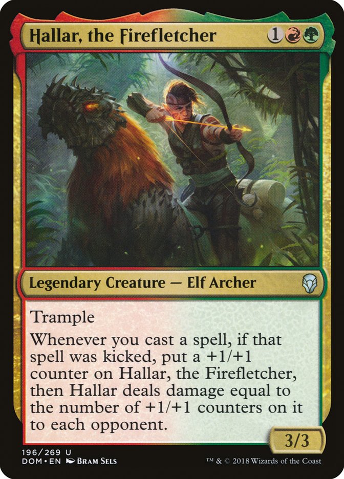 Hallar, the Firefletcher [Dominaria] [Foil]