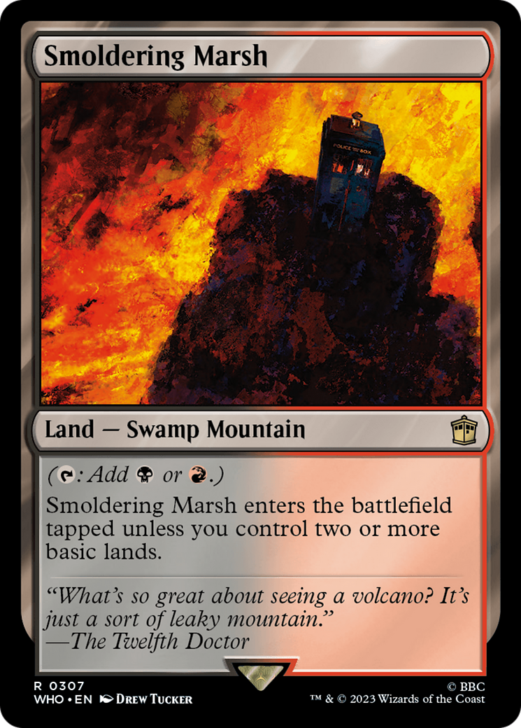 Smoldering Marsh [Doctor Who] [Foil]