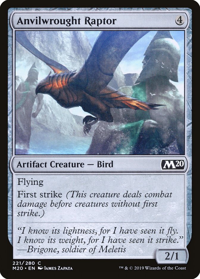 Anvilwrought Raptor [Core Set 2020] [Foil]
