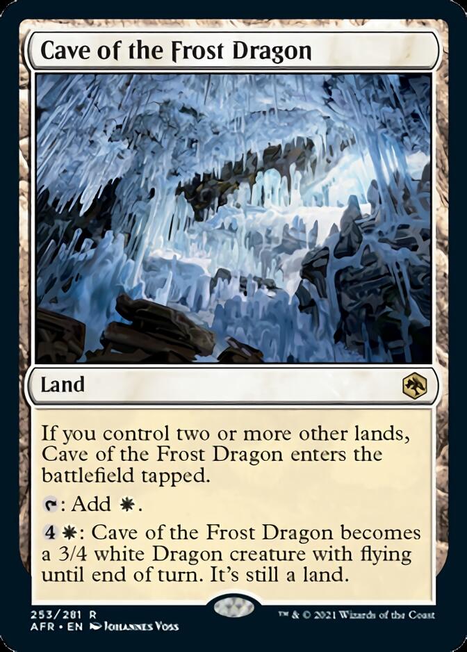 Cave of the Frost Dragon [Dungeons & Dragons: Adventures in the Forgotten Realms] [Foil]