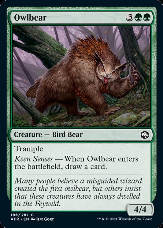 Owlbear [Dungeons & Dragons: Adventures in the Forgotten Realms] [Foil]