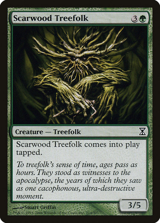 Scarwood Treefolk [Time Spiral] [Foil]