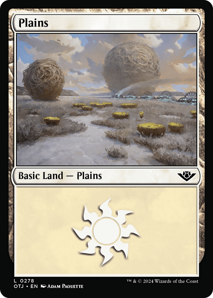 Plains (0278) [Outlaws of Thunder Junction] [Foil]