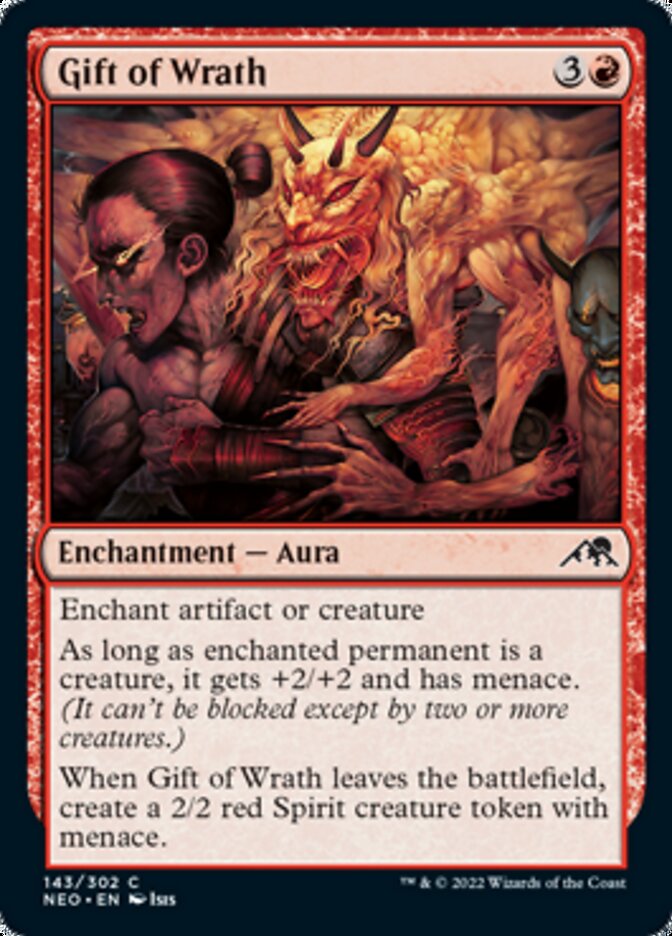 Gift of Wrath [Kamigawa: Neon Dynasty] [Foil]
