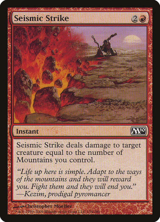 Seismic Strike [Core Set 2010]