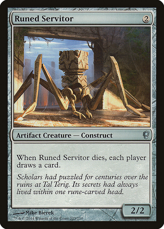 Runed Servitor [Conspiracy] [Foil]