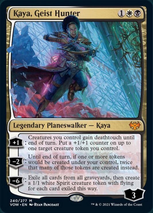 Kaya, Geist Hunter [Innistrad: Crimson Vow] [Foil]