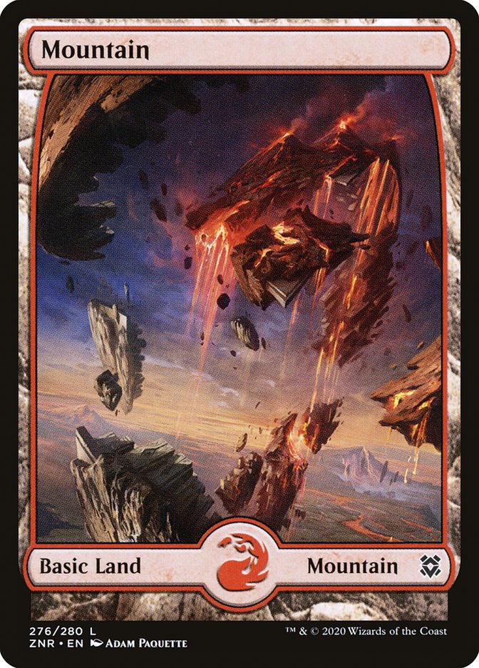 Mountain (276) [Zendikar Rising] [Foil]