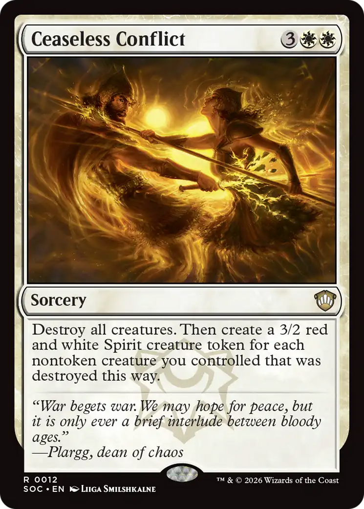 Ceaseless Conflict [Secrets of Strixhaven Commander] [Foil]