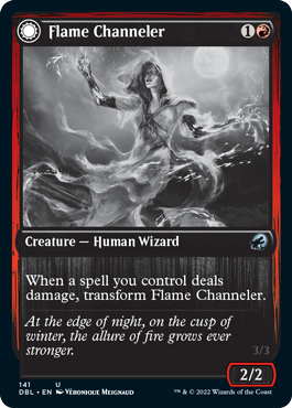Flame Channeler // Embodiment of Flame [Innistrad: Double Feature] [Foil]