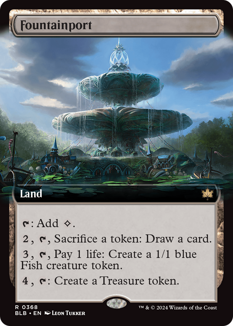 Fountainport (Extended Art) [Bloomburrow] [Foil]