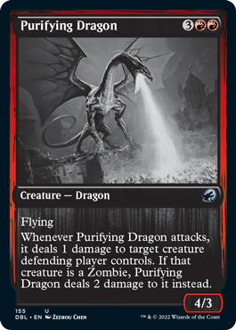 Purifying Dragon [Innistrad: Double Feature] [Foil]