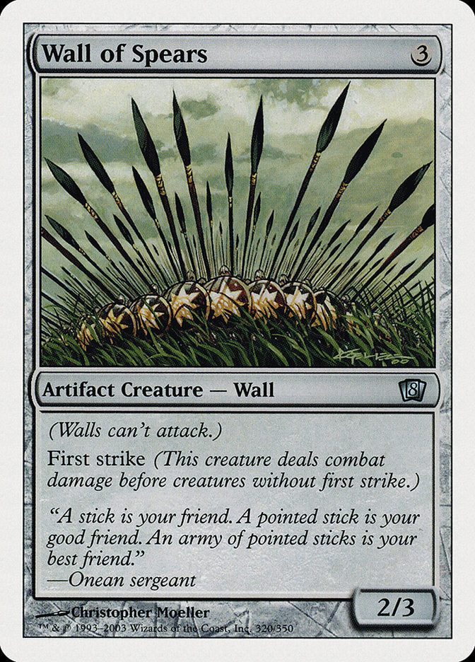 Wall of Spears [Eighth Edition] [Foil]