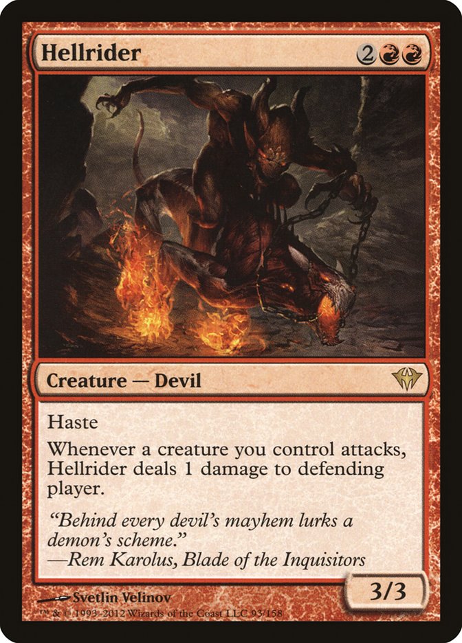Hellrider [Dark Ascension] [Foil]