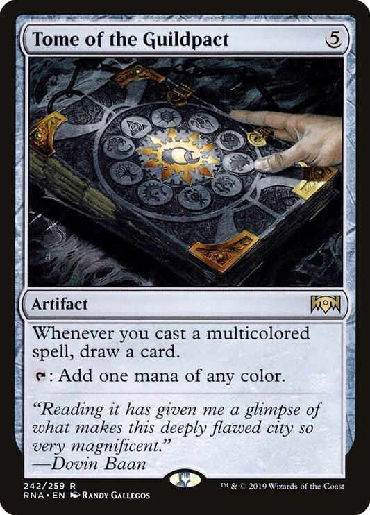 Tome of the Guildpact [Ravnica Allegiance] [Foil]