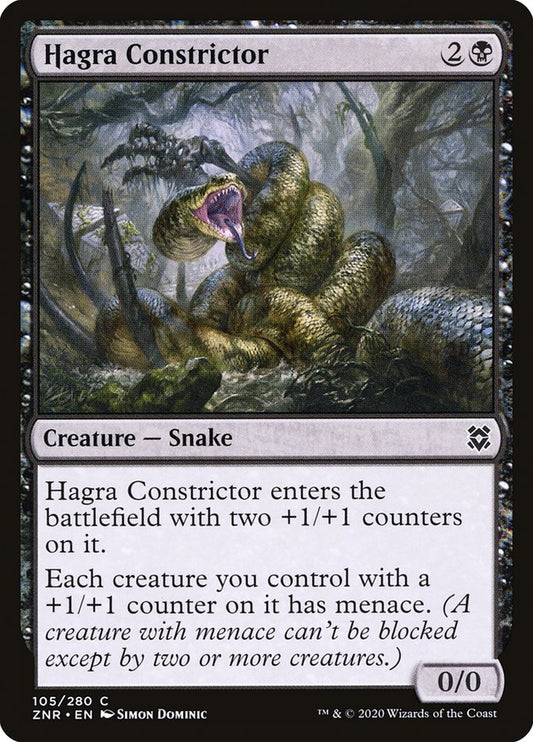 Hagra Constrictor [Zendikar Rising] [Foil]